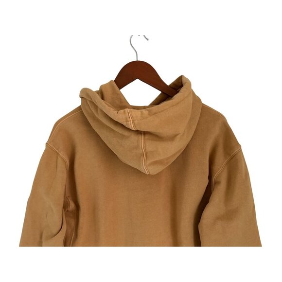 J.CREW Tan Hooded Sweatshirt W/ Kangaroo Pocket Cotton Blend Unisex Size S - Picture 6 of 8
